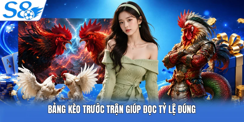 Bảng kèo trước trận giúp đọc tỷ lệ đúng